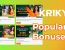 Popular Bonuses Available on Krikya